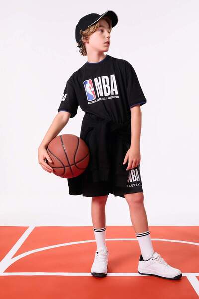 DeFacto Erkek Çocuk NBA Wordmark Şort C0395A824SM