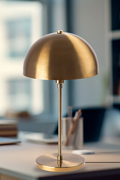 AmberLED Umbra Masa Lambası, Metal Gövde, Kablolu Elektrikli, E14 Duy