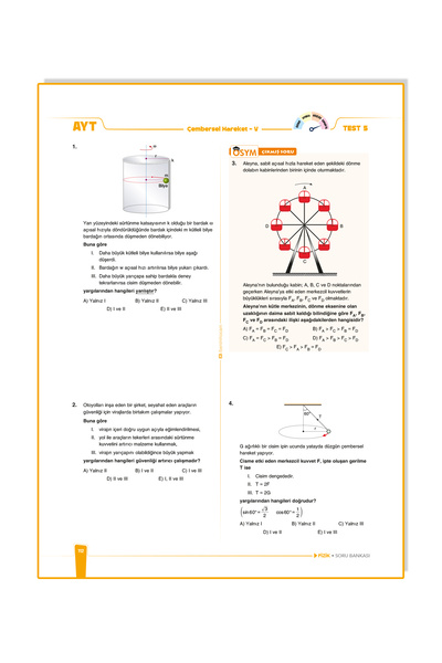 Benim Hocam Yayınları 2026 Ayt Fizik Soru Bankası