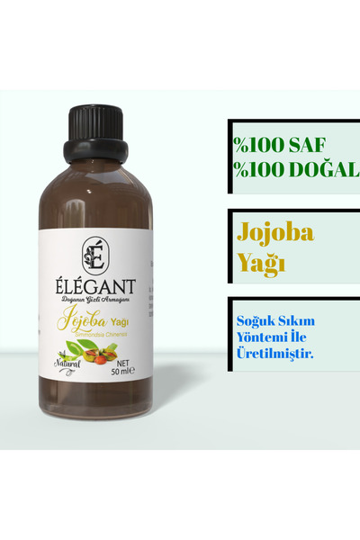 Jojoba Yağı 50 ml – %100 Saf Ve Doğal - Soğuk Sıkım Katkısız Yağ