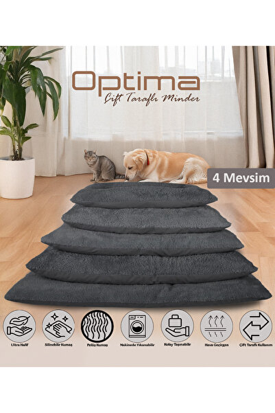 Patiderm Optima Evcil Hayvan Yatağı, Çift Taraflı Kedi ve Köpek Yatak Dört Me...