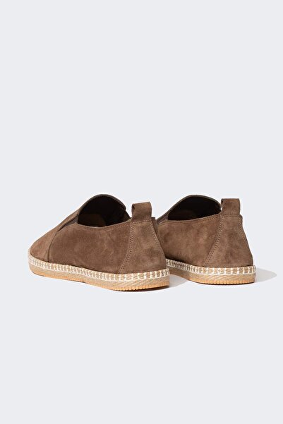 DeFacto Leather Suede Espadrille - Men's Flat Sole C8780AXNS
