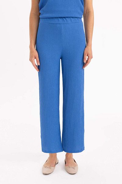 DeFacto Bürümcük Capri Pants Wide Leg Wide Loose Leg with Pockets C8779Ax24Sp