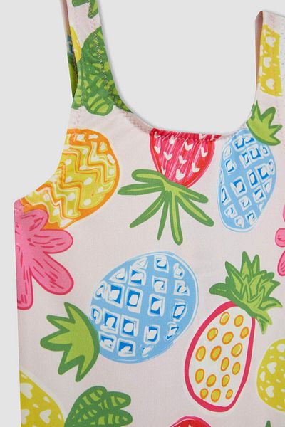 DeFacto Patterned Baby Girl Swimsuit - C0788A524SM