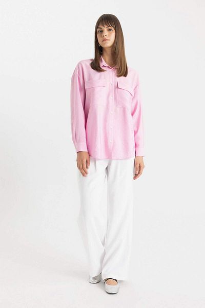 DeFacto Relax Fit Long Sleeve Hijab Shirt Tunic C8671Ax24Sm