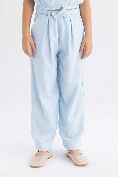 DeFacto Kız Çocuk Wide Leg Geniş Paça Pantolon C0273A824SM