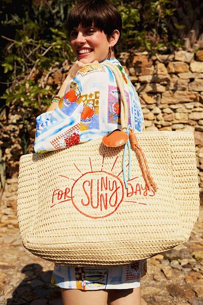 DeFacto Women's Straw Shoulder Bag B9076Axns