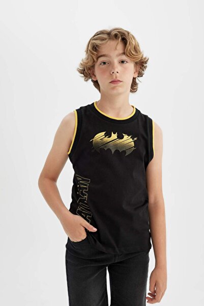 DeFacto Erkek Çocuk Batman Bisiklet Yaka Atlet C4256A824HS