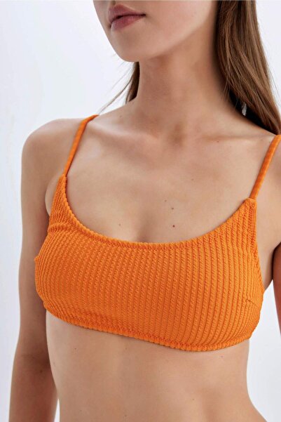 DeFacto Regular Fit Bürümcük Bikini Üstü-Fall in Love B7207AX24SM