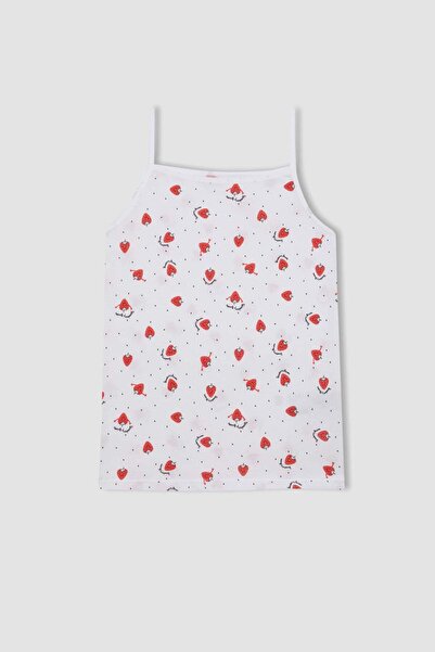 DeFacto Girl's Patterned 2-Piece Undershirt C7939A824Sm