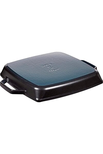 STAUB La Cocotte Cast Iron Grill Pan 28 X 28 cm Graphite Gray