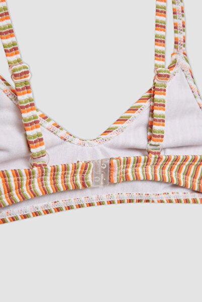 DeFacto Kız Çocuk Çizgili Bikini Takımı B7021A824SM