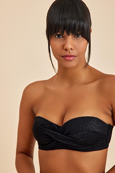 Amarelle Μπικίνι μπικίνι με στράπλες με επένδυση Bali Black Underwire