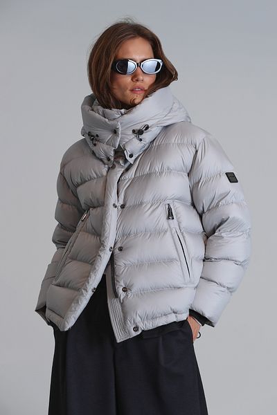 Lufian Stone Colored Rose Women's Coat