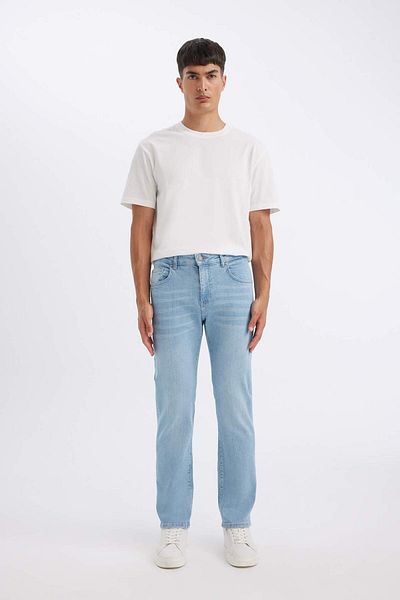 DeFacto Pantaloni de jeans Sergio Regular Fit - Talie normală, picior tub D1826AX24SM
