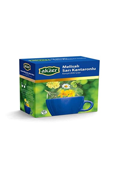 Akzer Melisalı Sarı Kantaronlu Çay 60'lı Süzen Poşet