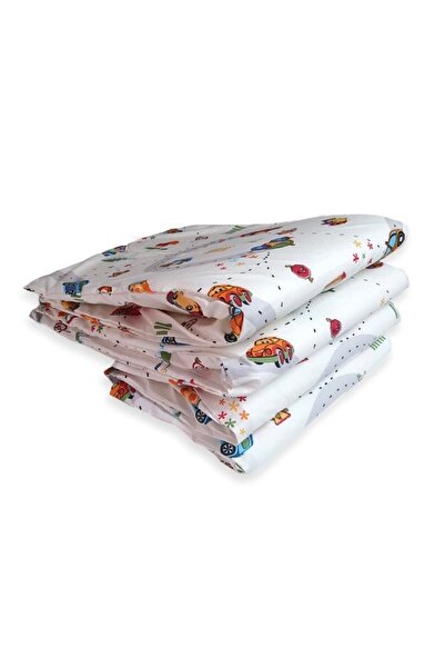 Bebek Özel حماية حافة سرير الأطفال الرضع 100 × 200 4 قطع سيارة المرور لمونتيسوري