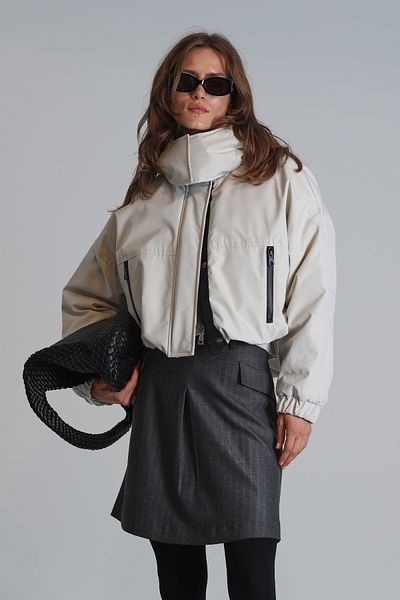 Lufian Women's Coat - Apot Pile, Cream Color
