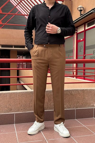 inpool Men's Fabric Pants 296 Large Size Summer and Spring