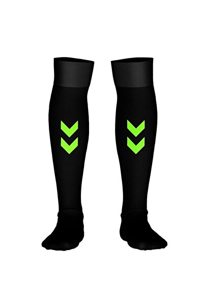 hummel HUMMLE TFF HAKEM MAÇ ÇORABI SİYAH-NEON YEŞİL