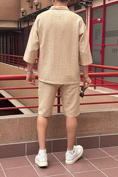 inpool Seersucker Woven Summer Oversize Zippered G12-297 Color Set