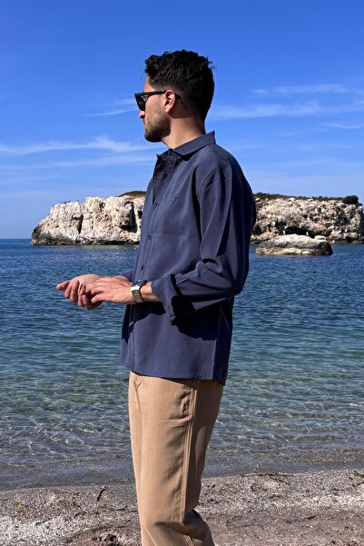 inpool Чоловіча сорочка, комір, Regular fit, A якість, Old Money Culture, сорочка Lyocel G15