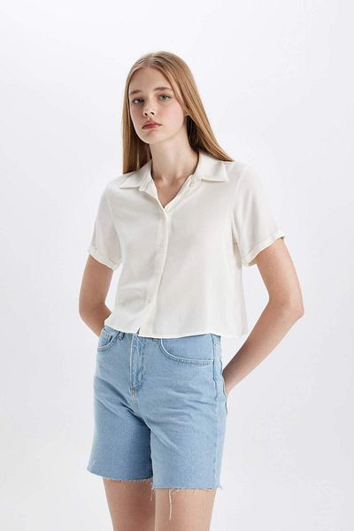 DeFacto Regular Fit Short Sleeve Shirt D0362AX24SM