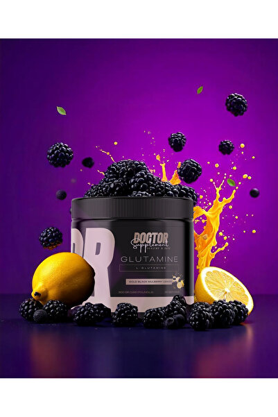 DR SUPPLEMENT جلوتامين 300 جرام 30 حصة بنكهة التوت والليمون