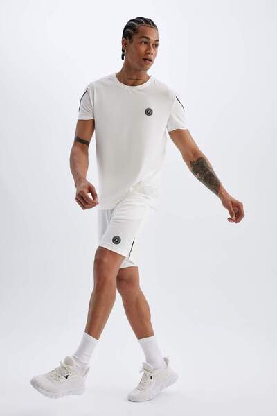 DeFacto DeFactoFit Standart Fit Sporcu Kısa Paça Ağır Kumaş Şort C1751AX24SM