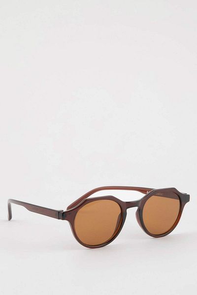 DeFacto Men's D0890AXNS Model Round Sunglasses