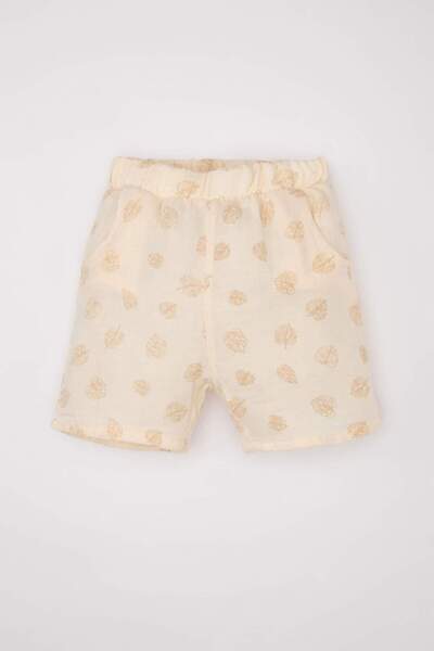 DeFacto Baby Boy 2-Piece Set Muslin Patterned Short Sleeve Shirt Shorts C5251A524Sm