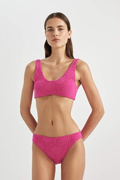 DeFacto Regular Fit Çiçekli Bikini Altı-Fall in Love B6902AX24SM