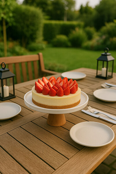 Akayev Porcelain Wooden Leg 25 cm Presentation Bowl