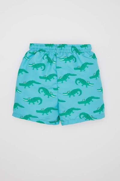 DeFacto Chlapecké plavky Micro Sea se zvířecím vzorem B9672A524SM