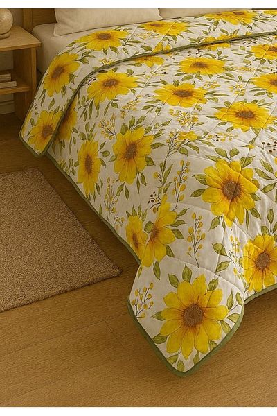 Violacasa Double Quilt Papatya Sany 195X215 cm