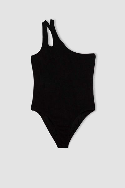DeFacto Girl's One Shoulder Swimsuit C0369A824Sm