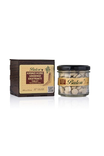 Balen Kırmızı Kore Ginsengi Ekstraktı Tablet
