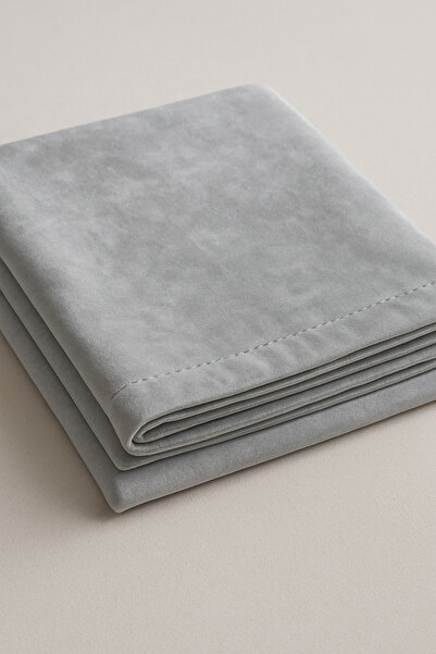 Miabella Home Μοντέρνα κουρτίνα φόντου με βελούδινη υφή Extraphore Gathered - Μονή πτέρυγα με απλή ραφή