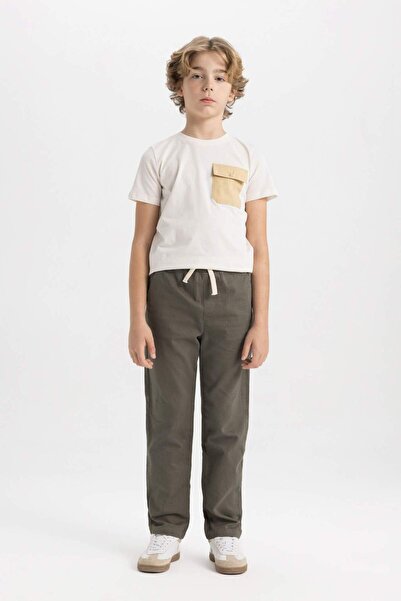 DeFacto Erkek Çocuk Standart Paça Gabardin Pantolon D1241A824SP