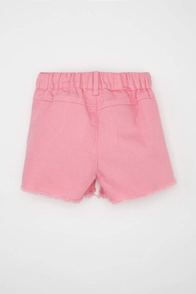 DeFacto Baby Girl Gabardine Shorts B9862A524Sm