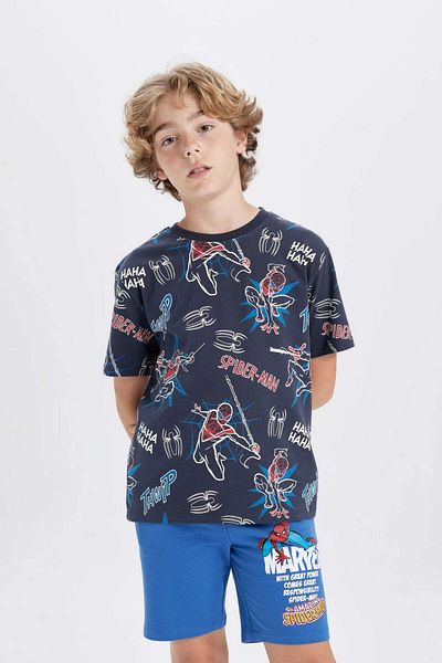 DeFacto Boy&#39;s Marvel Comics Shorts C3295A824HS