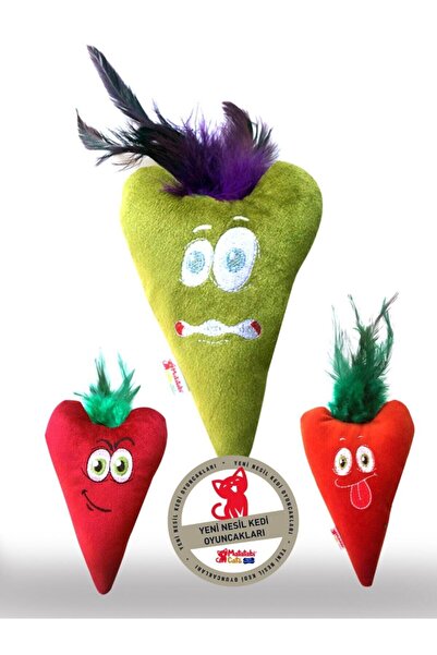 MATATABİ CATS Love Matatabi Content Furry Fabric Cat Toy with Sound 15 Cm (Does Not Contain Catnip/Herb)