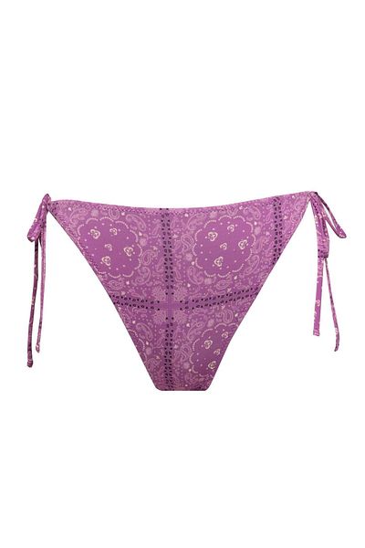DeFacto Regular Fit Shawl Pattern Bikini Bottom-Fall in Love C3177Ax24Sm