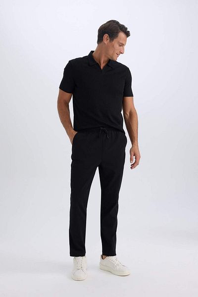 DeFacto Pantaloni cu picioare drepte Relax Fit C3930AX24SM