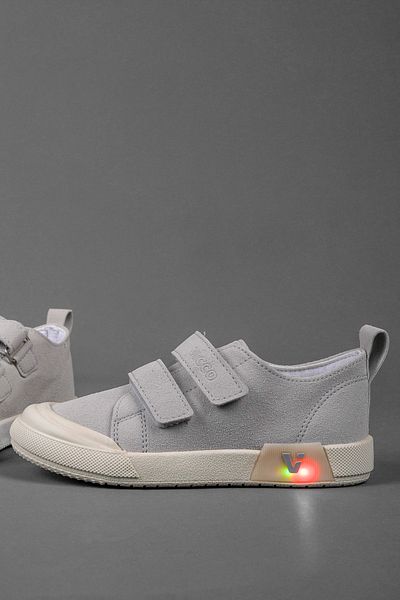 Vicco Mago Model Lighted Unisex Baby Booties Sports Shoes Gray Sneaker