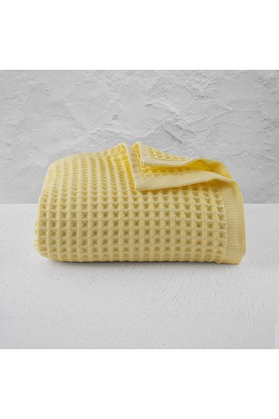 Püskül Tekstil Luxury Bath Towel 1Pcs, Waffle Weaving, 100% Cotton, High Quality, Quick Drying Bath Towels