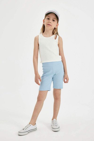 DeFacto Tricou pentru fete cu gâtul rotund C4607A824SM