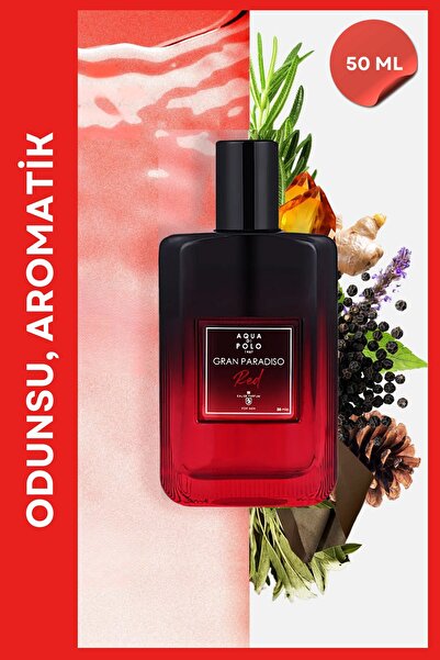 Aqua Di Polo 1987 Gran Paradiso Red EDP Erkek Parfüm 50ml | Odunsu| Zencefil,...