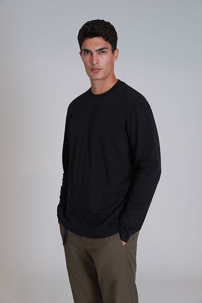 Lufian Patrice Men's Long Sleeve T-Shirt Black