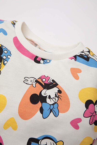 DeFacto Holčička 2ks Set Disney Mickey & Minnie Tričko s krátkým rukávem Šortky C5472A524SM